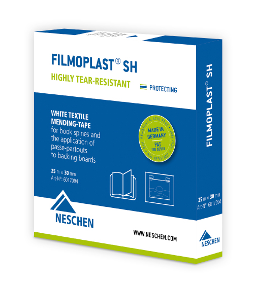 Neschen Filmoplast P Reparaturband transparent säurefrei 50 x 2 cm 