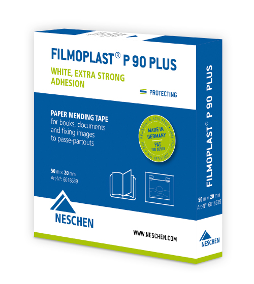 Neschen Filmoplast P 90 plus 50 m x 2 cm Papierband zur Bilderfestigung 