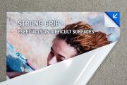 The new solvoprint® performance wall-grip – it sticks where other films fail