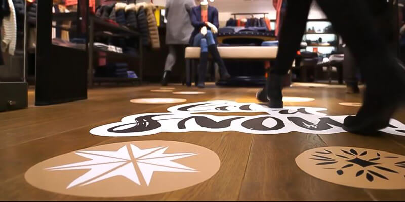 Underestimated Advertising Space Implementing Floor Graphics Made